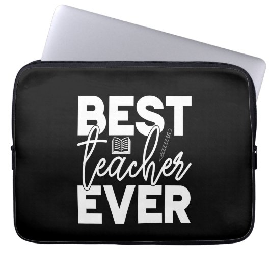Geschenke Lehrer | Bester Lehrer je Laptopschutzhülle (Vorderseite)