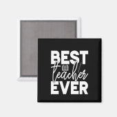Geschenke Lehrer | Bester Lehrer je Magnet (Vorderseite/Rückseite)