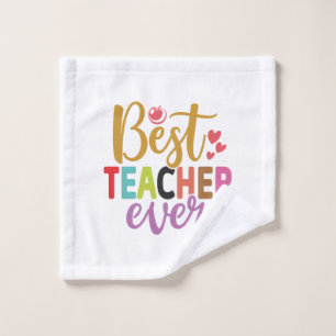Geschenke Lehrer Bester Lehrer je Waschlappen