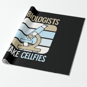 Geschenke Lehrer Biologen nehmen Zellatome Geschenkpapier