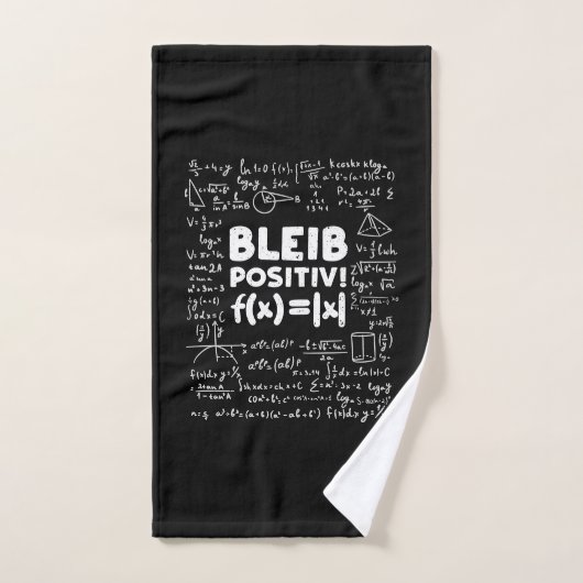 Geschenke Lehrer | Bleib Positiv Math Teacher Handtuch (Handtuch)