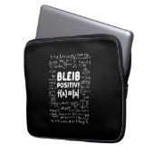 Geschenke Lehrer | Bleib Positiv Math Teacher Laptopschutzhülle (Vorderseite Links)