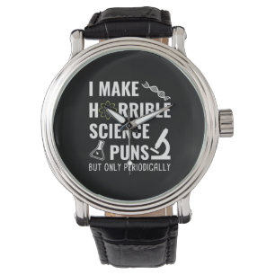 Geschenke Lehrer Chemie I Make Horrible Armbanduhr