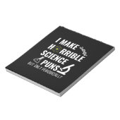 Geschenke Lehrer | Chemie I Make Horrible Notizblock (Rotiert)