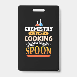 Geschenke Lehrer Chemie ist wie Kochen Ausweis