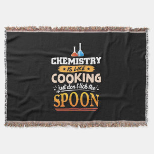 Geschenke Lehrer Chemie ist wie Kochen Decke