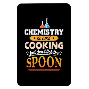 Geschenke Lehrer Chemie ist wie Kochen Magnet