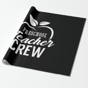 Geschenke Lehrer Crew für Lehrkräfte im Vorschul Geschenkpapier