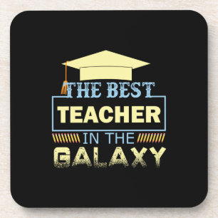 Geschenke Lehrer   Der beste Lehrer der Galaxie Getränkeuntersetzer