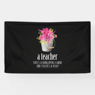 Geschenke Lehrer Ein Lehrer nimmt die Hand Banner