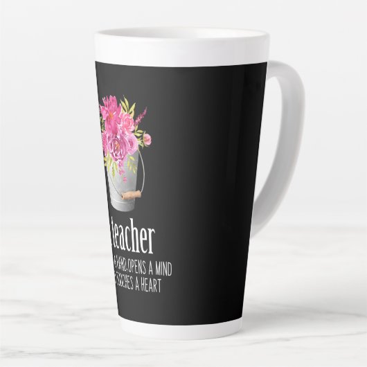 Geschenke Lehrer | Ein Lehrer nimmt die Hand Milchtasse (Rechte Ecke)