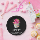 Geschenke Lehrer | Ein Lehrer nimmt die Hand Pappteller (Party)