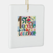 Geschenke Lehrer | Erster Lehrer Keramikornament (Rechts)