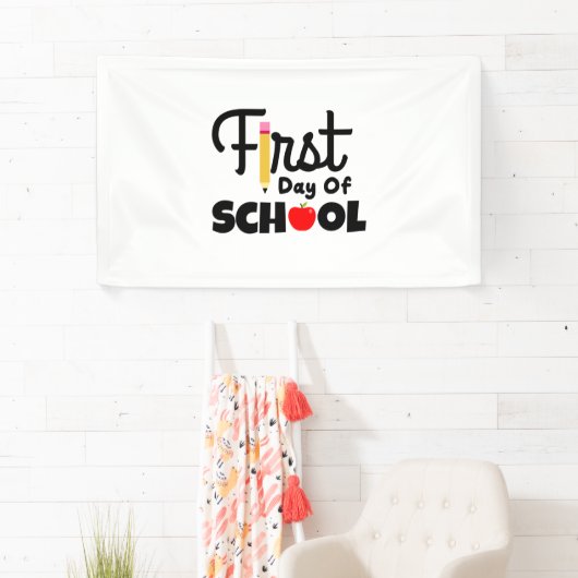 Geschenke Lehrer | Erster Schultag Banner (Insitu)