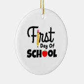 Geschenke Lehrer | Erster Schultag Keramik Ornament (Rechts)