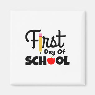 Geschenke Lehrer   Erster Schultag Magnet
