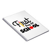 Geschenke Lehrer | Erster Schultag Notizblock (Rechte Seite)