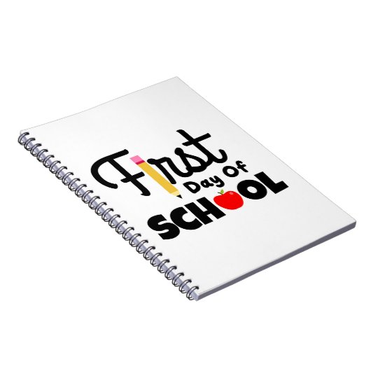 Geschenke Lehrer | Erster Schultag Notizblock (Rechte Seite)