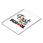 Geschenke Lehrer | Erster Schultag Notizblock (Linke Seite)