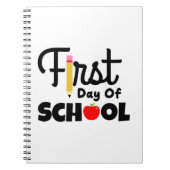 Geschenke Lehrer | Erster Schultag Notizblock (Vorderseite)