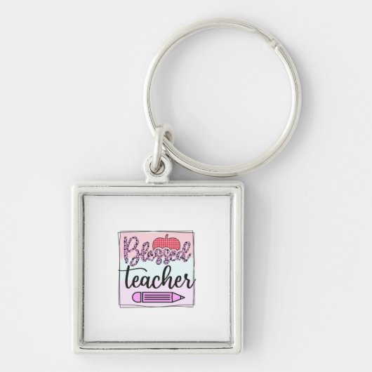 Geschenke Lehrer | Gesegneter Lehrer Schlüsselanhänger (Vorne)