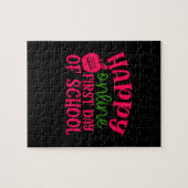 Geschenke Lehrer | Happy Online erster Schultag Puzzle (Horizontal)
