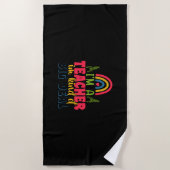 Geschenke Lehrer | Ich bin ein Lehrer in einer Art Strandtuch (Vorderseite)