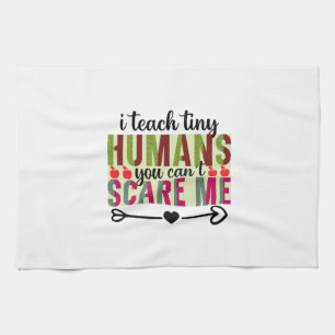 Geschenke Lehrer Ich unterrichte Tiny Humans Geschirrtuch