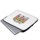 Geschenke Lehrer | Ich unterrichte Tiny Humans Laptopschutzhülle (Vorne Knopf)