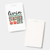 Geschenke Lehrer | Leben dieses Lehrers Ausweis (Vorder- & Rückseite)