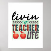 Geschenke Lehrer | Leben dieses Lehrers Poster (Vorne)