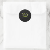 Geschenke Lehrer | Lehrerstamm Runder Aufkleber (Tasche)
