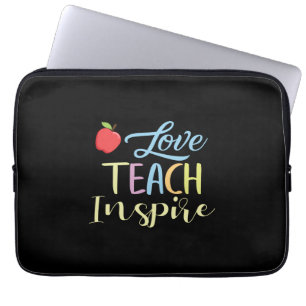 Geschenke Lehrer   Liebe Lehren Inspirieren Laptopschutzhülle