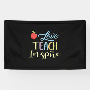 Geschenke Lehrer Liebe Teach Inspirier Banner