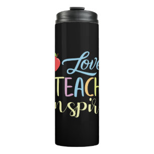 Geschenke Lehrer   Liebe Teach Inspirier Thermosbecher