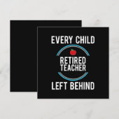 Geschenke Lehrer | Links Nachwuchslehrer Einladung (Vorne/Hinten)