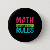 Geschenke Lehrer | Math Rules Button (Vorderseite)