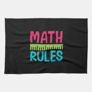 Geschenke Lehrer Math Rules Geschirrtuch