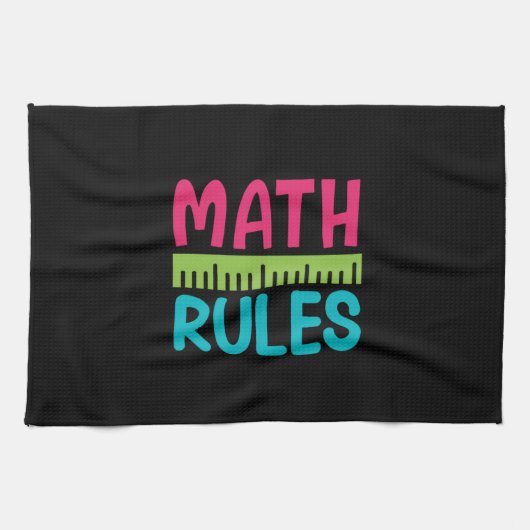 Geschenke Lehrer | Math Rules Geschirrtuch (Horizontal)