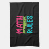 Geschenke Lehrer | Math Rules Geschirrtuch (Vertikal)