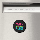 Geschenke Lehrer | Math Rules Magnet (In Situ (Geschirrspüler))
