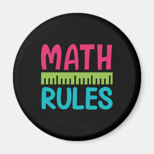 Geschenke Lehrer Math Rules Magnet