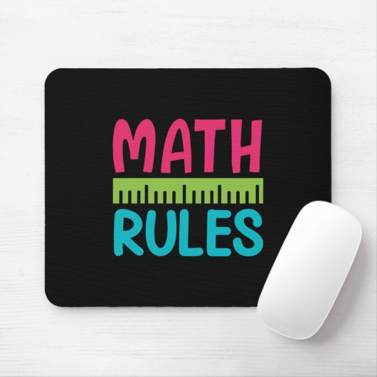 Geschenke Lehrer | Math Rules Mousepad (Mit Mouse)