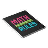 Geschenke Lehrer | Math Rules Notizblock (angewinkelt)
