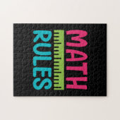 Geschenke Lehrer | Math Rules Puzzle (Horizontal)