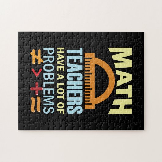 Geschenke Lehrer Mathematiker haben eine Menge Pro Puzzle (Horizontal)