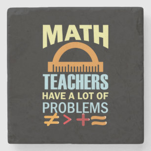 Geschenke Lehrer Mathematiker haben eine Menge Pro Steinuntersetzer