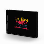 Geschenke Lehrer | Mein Stamm lehren Fotoblock (Rechts)