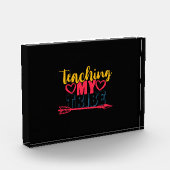 Geschenke Lehrer | Mein Stamm lehren Fotoblock (Links)