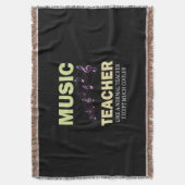 Geschenke Lehrer | Musiklehrer viel Cooler Decke (Vorderseite Vertikal)